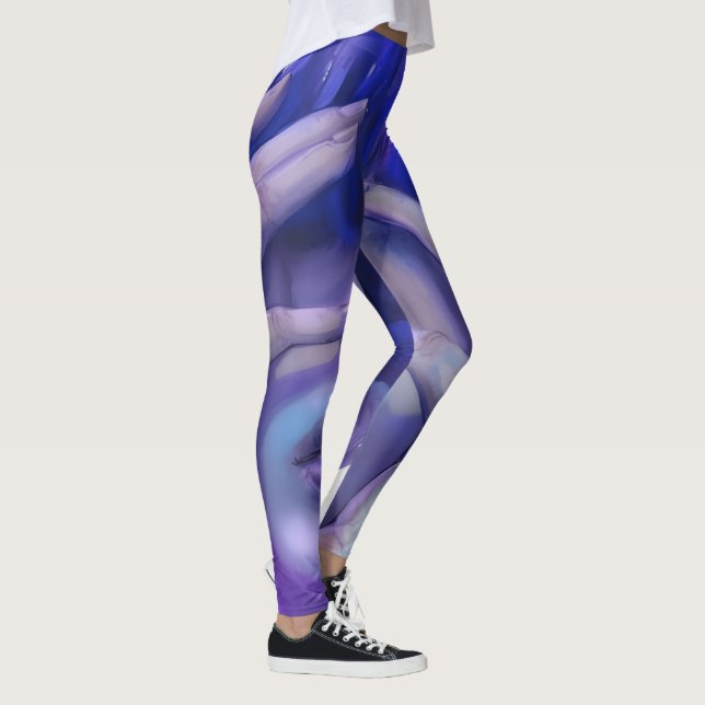 Den Hedrade Gojo Six Eyes - Jujutsu Kaisen Glo Leggings (Höger)