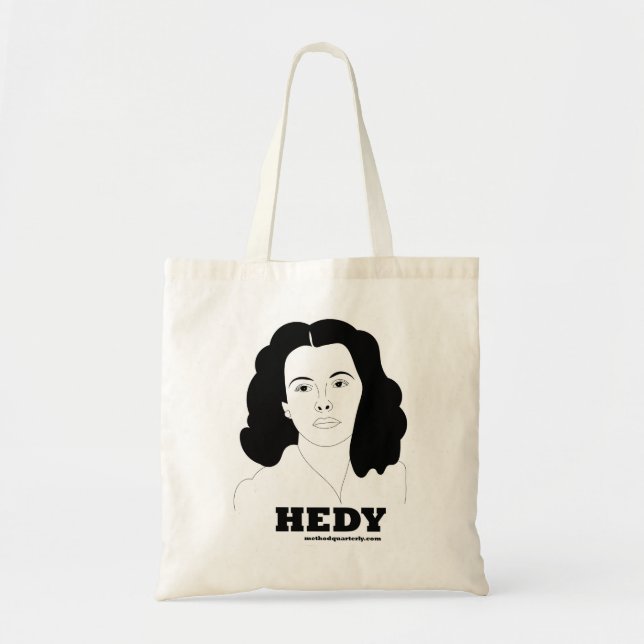 Den Hedy Lamarr totot hänger lös Tygkasse (Framsidan)