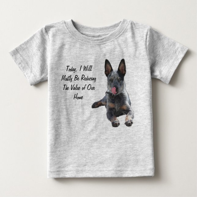 Den Heeler förminskningen T-shirt (Framsida)
