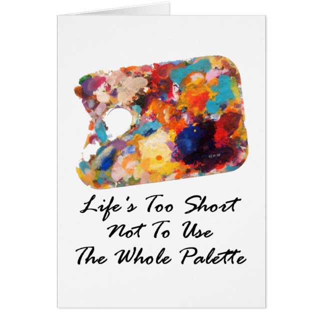 Den hela paletten hälsningskort (Framsidan)