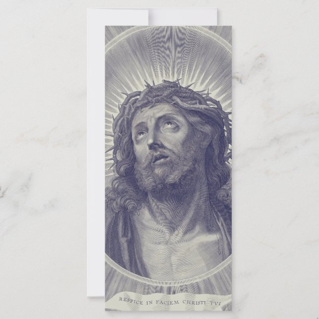 Den Heliga Andra Ansiktet Av Jesus Med Törnkrans K (Framsida)