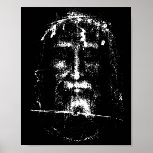 Den Heliga Ansiktet Turin Törneslind Jesus Kristus Poster