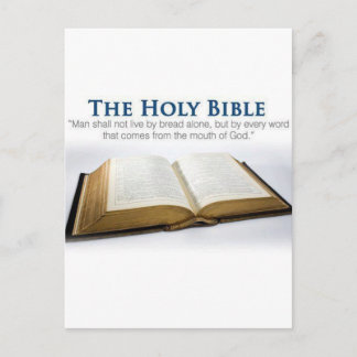 Den heliga bibeln vykort