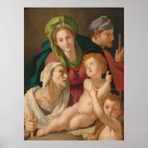 Den heliga familjen - Agnolo Bronzino Fint konsttr