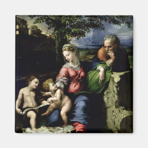 Den heliga familjen av Oakträd, c.1518 Magnet