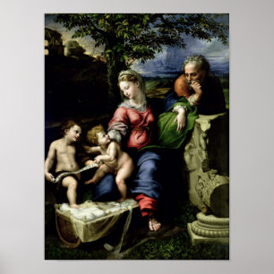 Den heliga familjen av Oakträd, c.1518 Poster