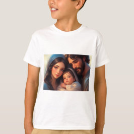 Den Heliga Familjen Barn T-Shirt