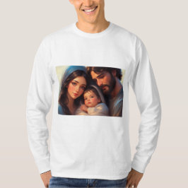 Den Heliga Familjen Herrarnas Långärmade T-shirt
