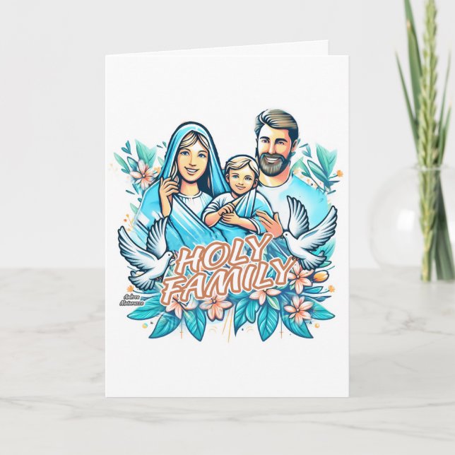 Den Heliga Familjen Inbjudan (Framsida)