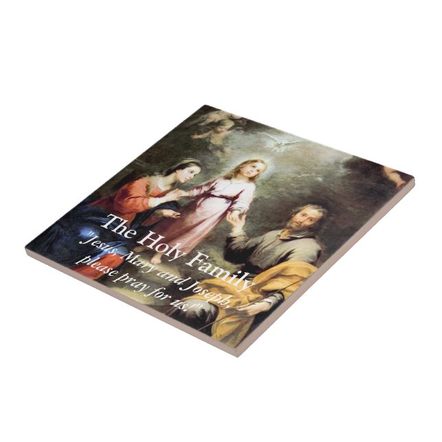 Den heliga familjen kakelplatta (Sidan)