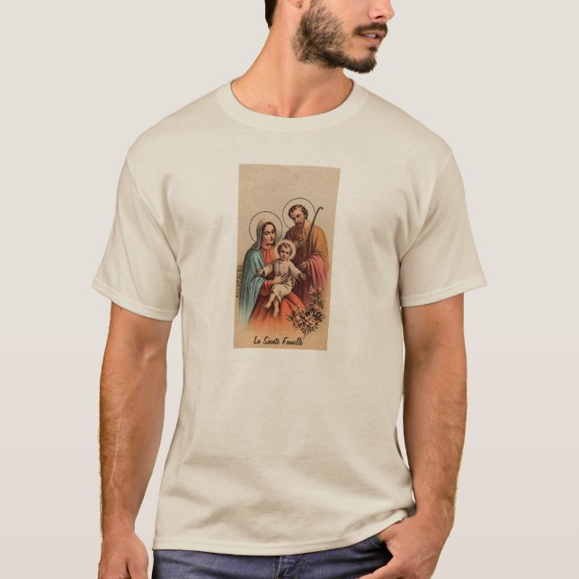 Den heliga familjen - La Sainte Famille Tee Shirt (Framsida)