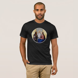 Den heliga familjen med JMJ-initialer katolsk ikon T Shirt