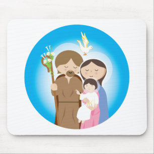 Den heliga familjen musmatta