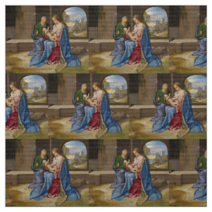 Den heliga familjen vid Giorgione Tyg