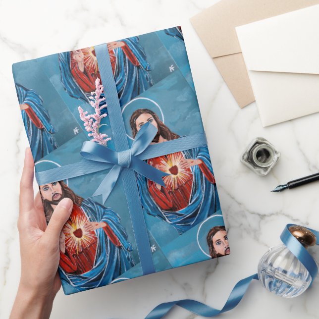 Den heliga hjärtat målning av Alfred Fox Presentpapper (Gifting)