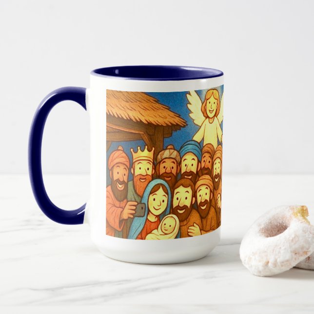 Den Heliga Natten Limited Edition 15oz Julmugg 202 Mugg (Med munk)
