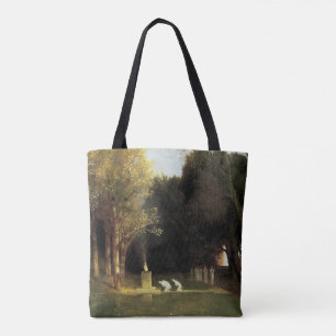 Den heliga skogen av Arnold Böcklin, Vintage Art Tygkasse
