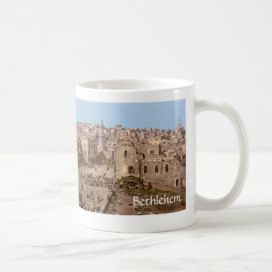 Den heliga staden av Bethlehem Kaffemugg