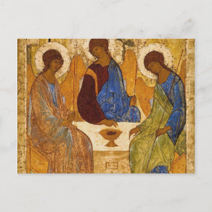 Den Heliga Treenigheten Av Andrei Rublev Vykort