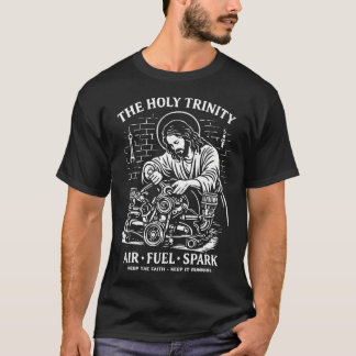Den Heliga Treenigheten Luft Bränsle Tändning Meka T Shirt