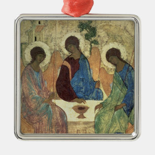 Den heliga trinityen, 1420s julgransprydnad metall