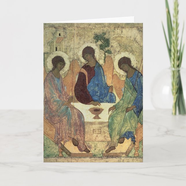 Den heliga trinityen, 1420s kort (Framsida)