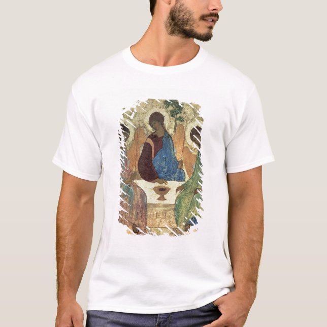 Den heliga trinityen, 1420s (tempera på panel) t shirt (Framsida)