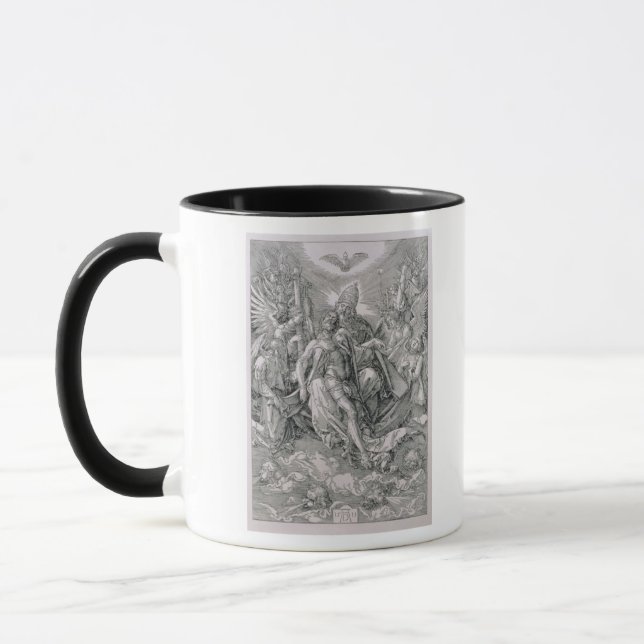 Den heliga trinityen, pub. 1511 mugg (Vänster)