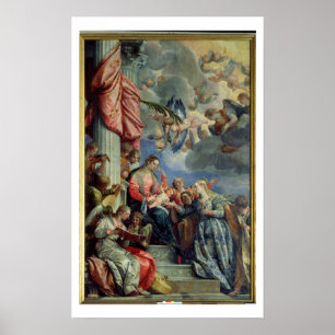 Den helige Catherine Mystic Giftermål Poster