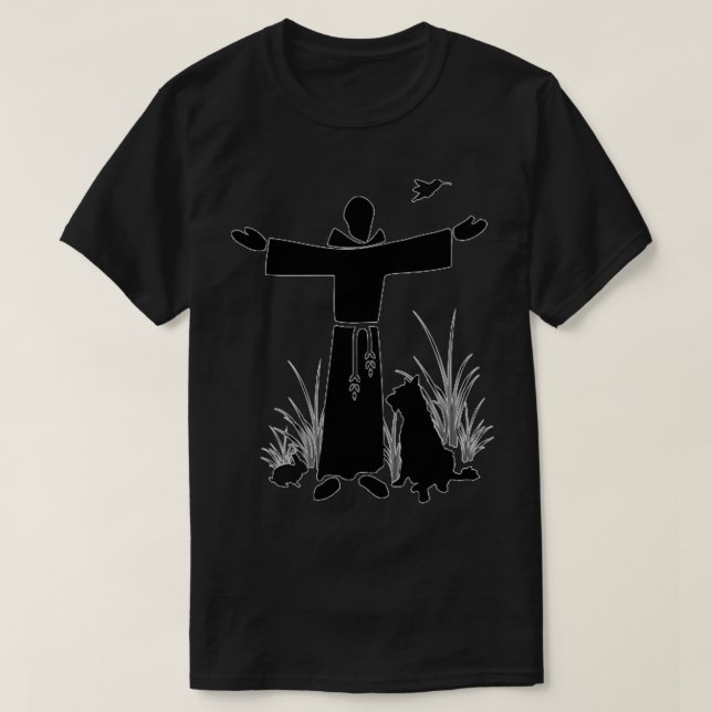 Den helige Francis of Assisi T Shirt (Design framsida)