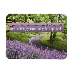 Den helige Franciskus av Assisi-inspirationsoffert Magnet