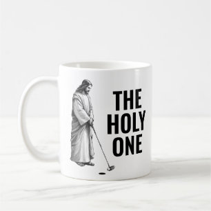 Den Helige - Golfande Jesus Kaffemugg
