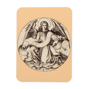 Den helige Matteus' ängel - Finsymbolik Magnet