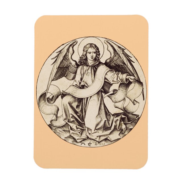 Den helige Matteus' ängel - Finsymbolik Magnet (Vertikal)