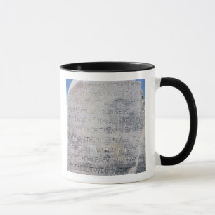 Den Hellenistic epigraphstenen, grundar i Ephesus Mugg