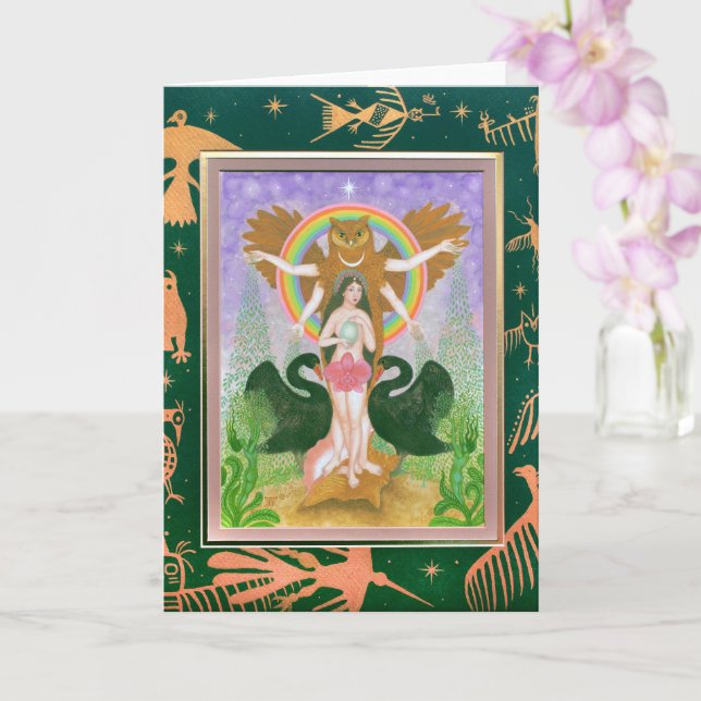 den hemliga delaren (Genesis Goddess IV)  Kort (Orkide)