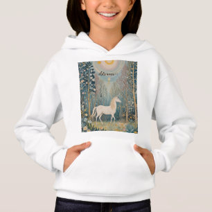 Den hemliga enhörningen av Whispering Skogen T Shirt