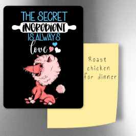 Den hemliga ingrediensen är kärlek Valentine-kylsk Magnet