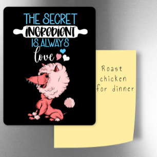 Den hemliga ingrediensen är kärlek Valentine-kylsk Magnet