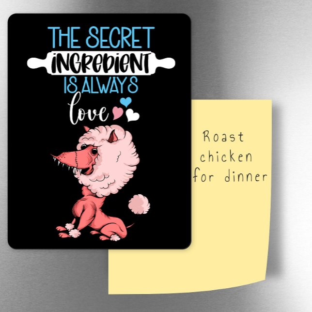 Den hemliga ingrediensen är kärlek Valentine-kylsk Magnet (Skapare uppladdad)