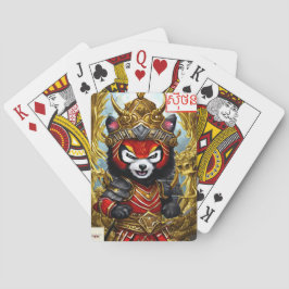 Den hemliga ordningen för Angkor Red Panda-korten Casinokort