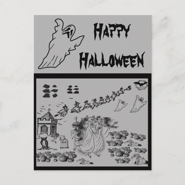 Den hemsökta Ceremonin - Helg Vykort (Framsida)