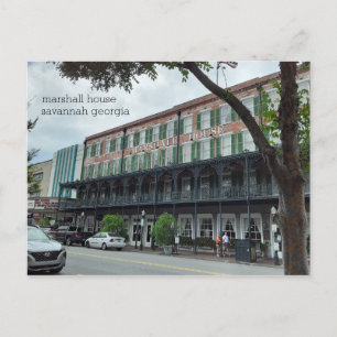 Den hemsökta marshuset savannah georgia vykort