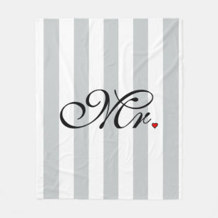 Den Herr makebrudgummen klickar för att skräddarsy Fleecefilt