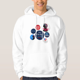 Den Hillary 2016 kampanjen knäppas den Hooded Sweatshirt Med Luva