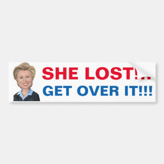 Den Hillary borttappaden får så över den Bildekal