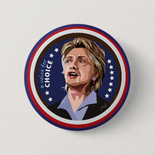 den hillary Clinton kampanjen knäppas Knapp