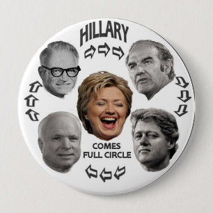 Den Hillary fullt cirklar 4-Inch knäppas Knapp