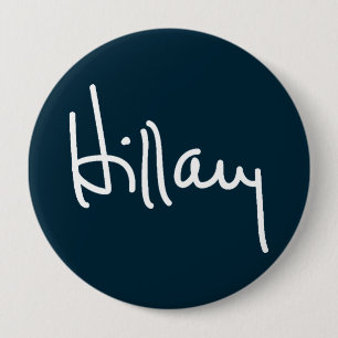 Den Hillary häftekampanjen knäppas Knapp