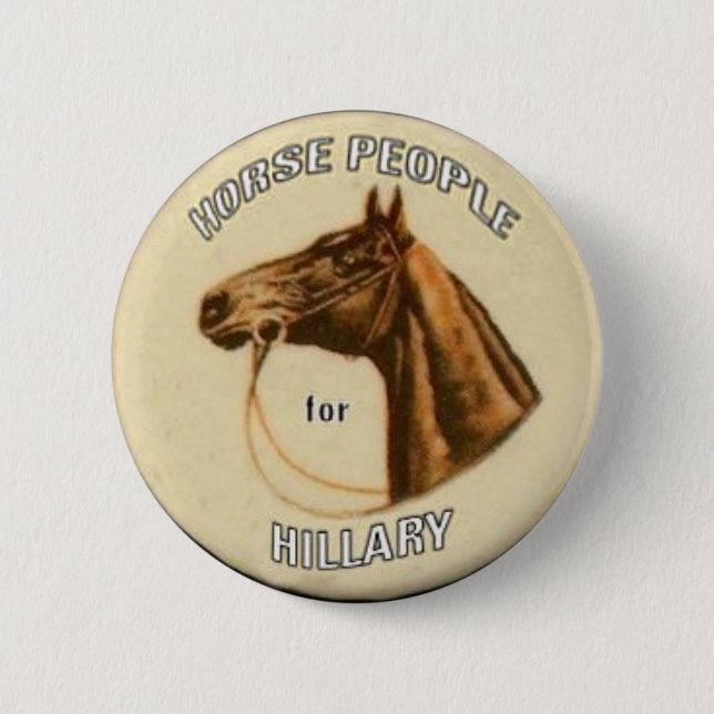 Den Hillary hästen Peope knäppas Knapp (Framsida)